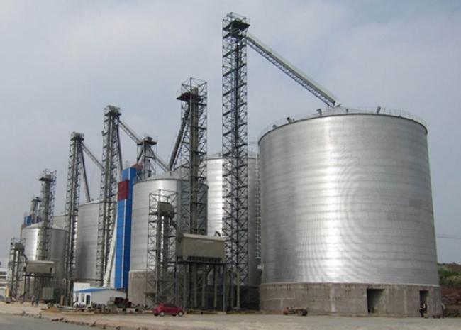 那曲大型钢板库构造参数及水泥储存质量